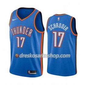 Muški NBA Dres Oklahoma City Thunder Dennis Schroder 17 Nike 2019-20 Icon Edition Swingman